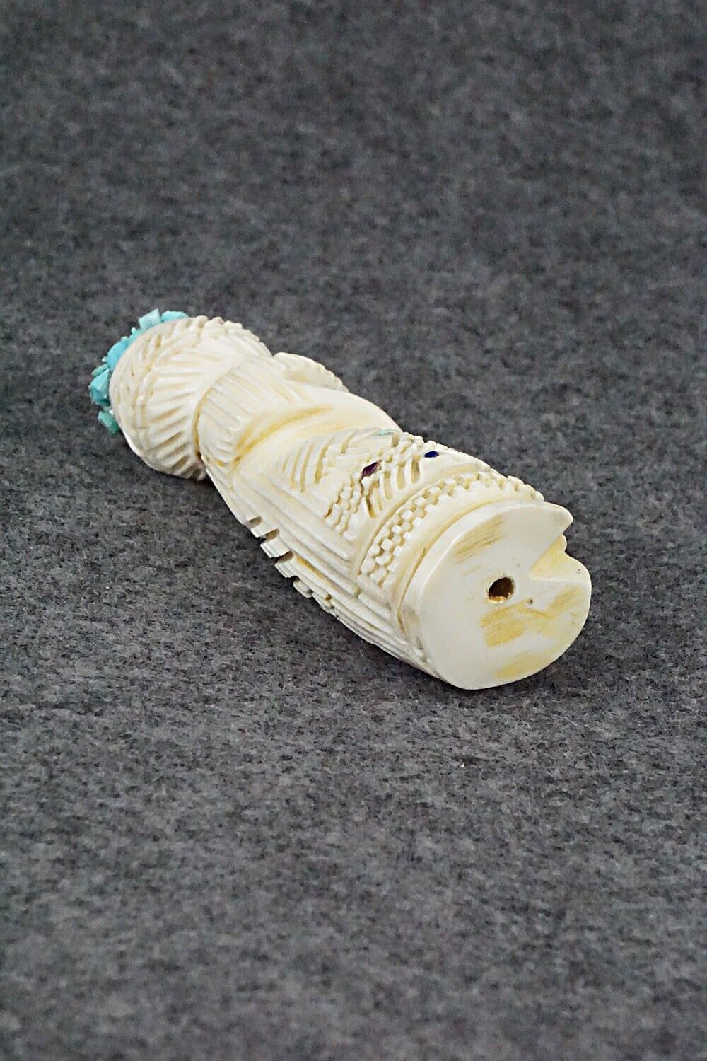 Corn Maiden Zuni Fetish Carving - Carl Etsate