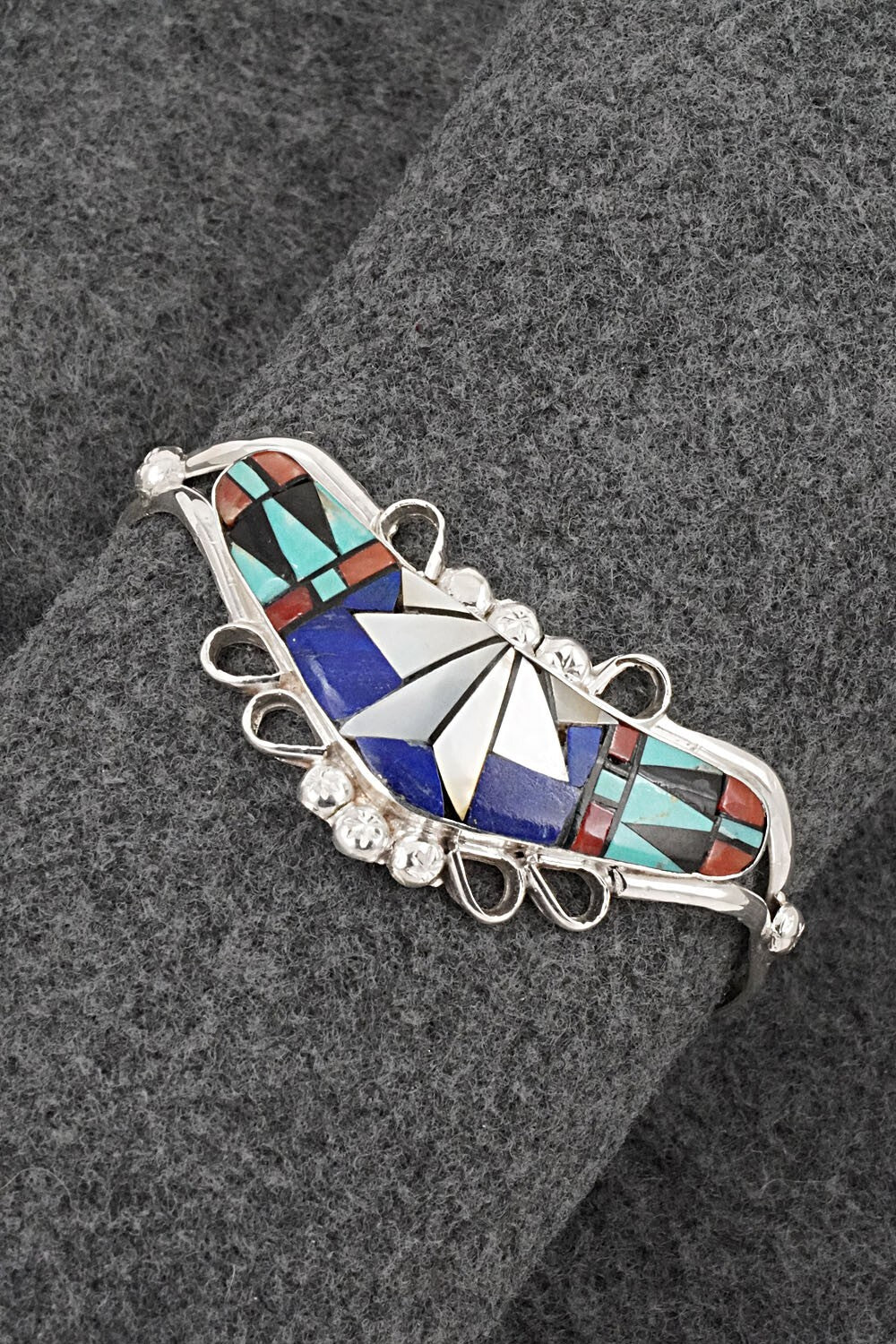 Multi-Stone & Sterling Silver Bracelet - Ola Eriacho