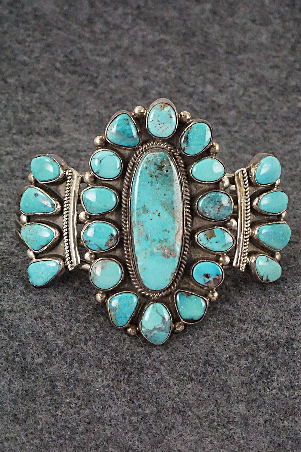 Turquoise & Sterling Silver Bracelet - Oliver Smith