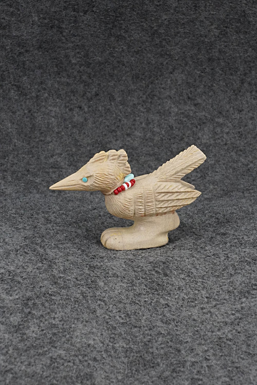 Roadrunner Zuni Fetish Carving - Douglas Martza