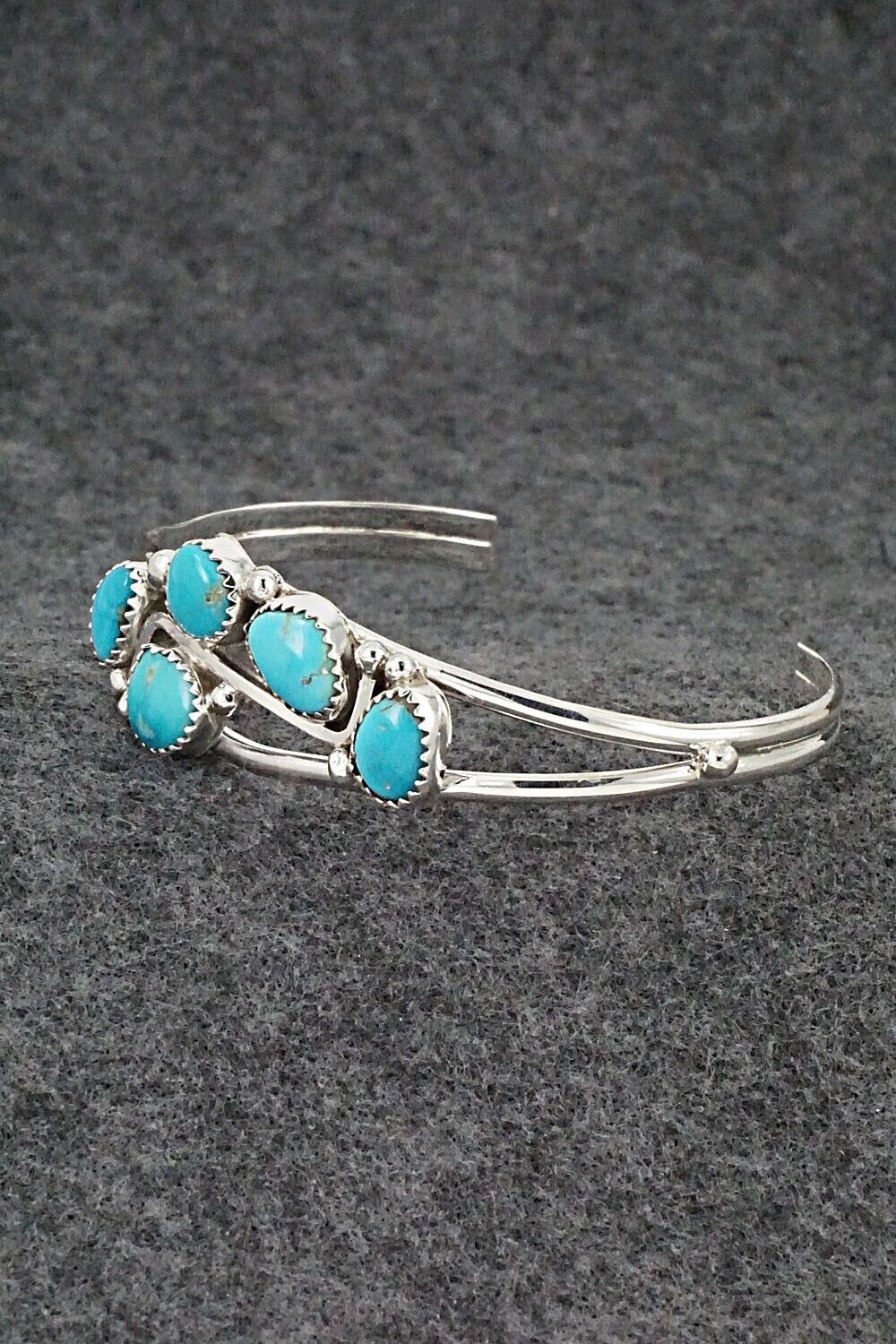 Turquoise & Sterling Silver Bracelet - Roberta Begay
