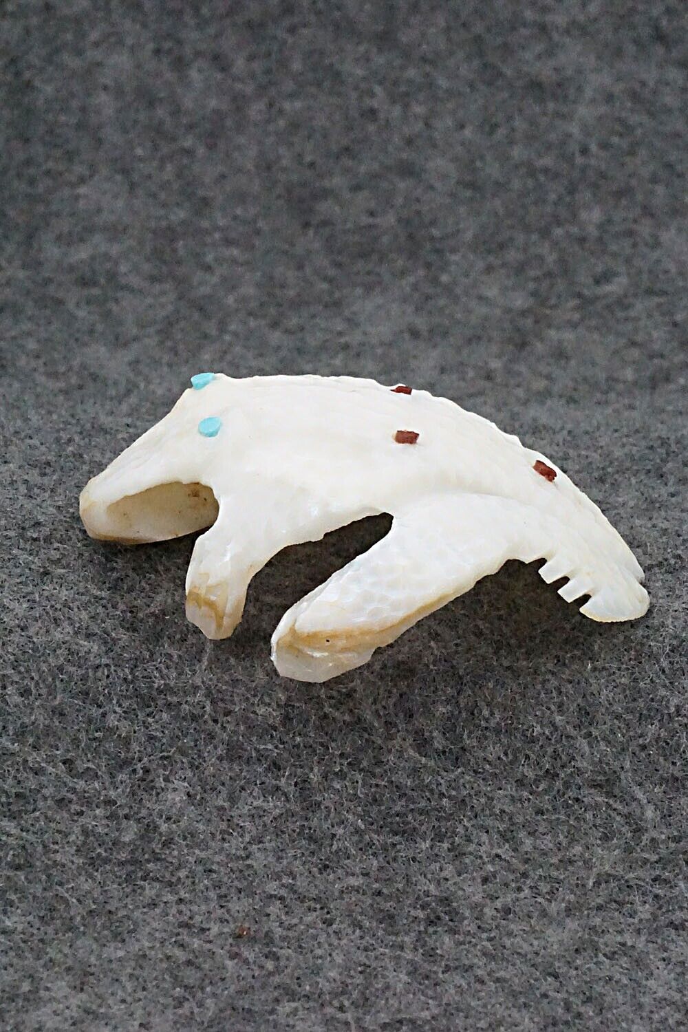 Frog Zuni Fetish Carving - Tyrone Poncho