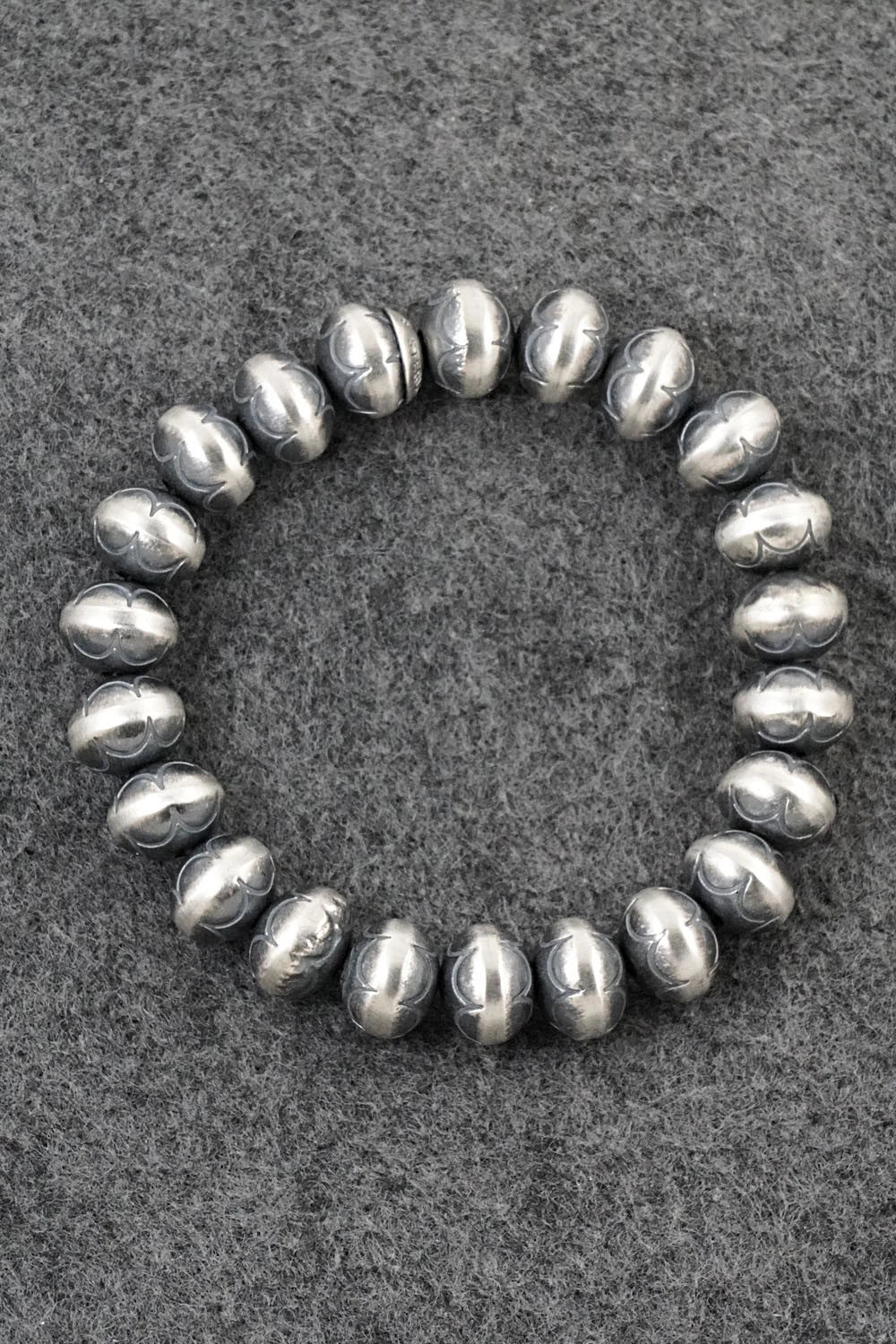 Sterling Silver Navajo Pearl Bracelet - Bryannen Halwood