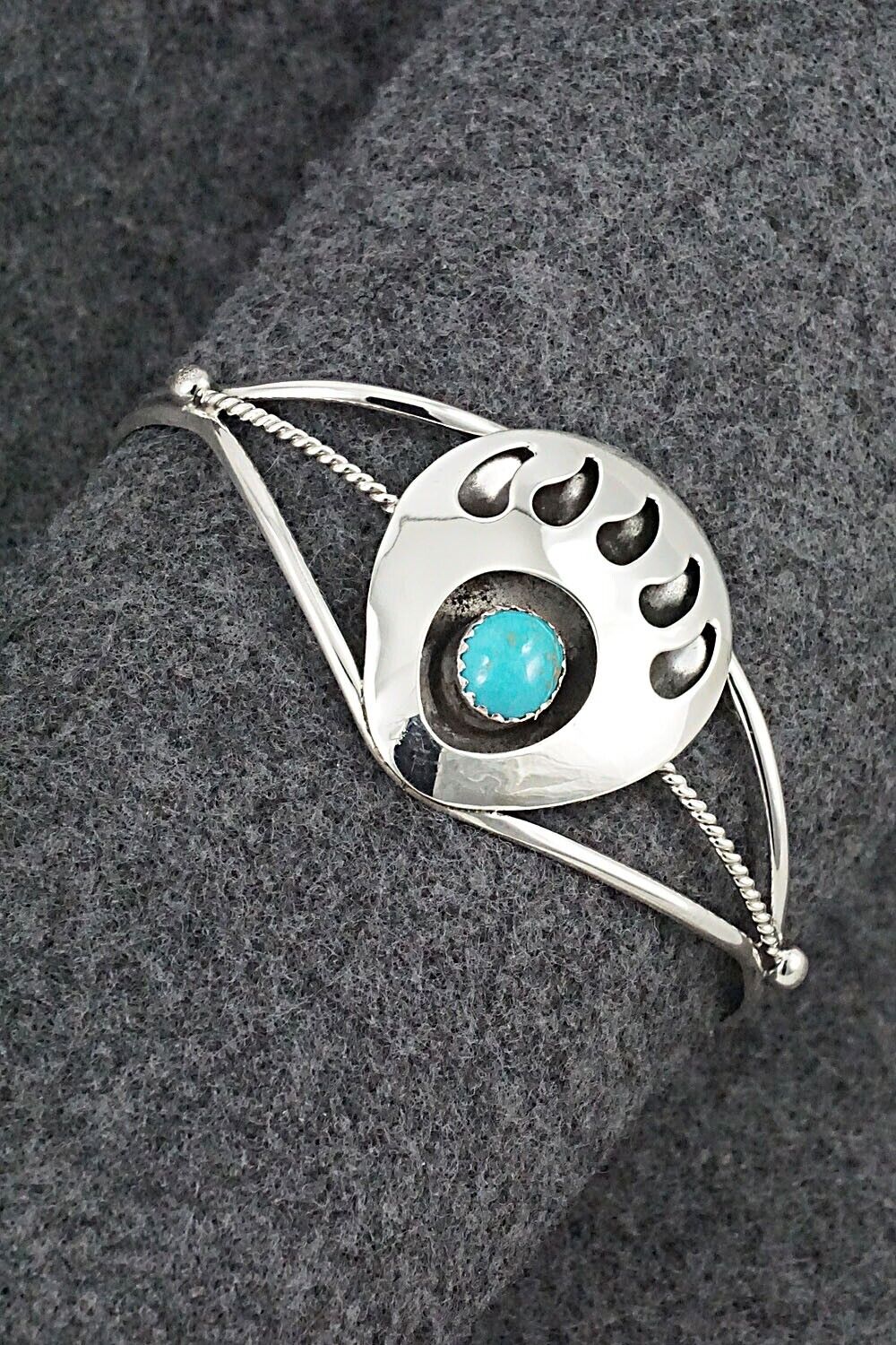 Turquoise & Sterling Silver Bracelet - Leroy Parker