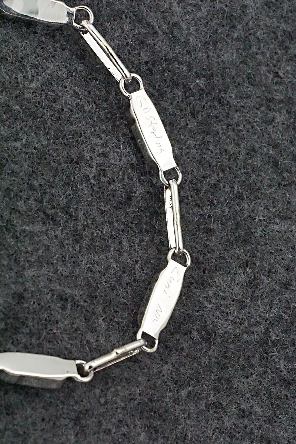 Turquoise & Sterling Silver Link Bracelet - Gina Dosedo