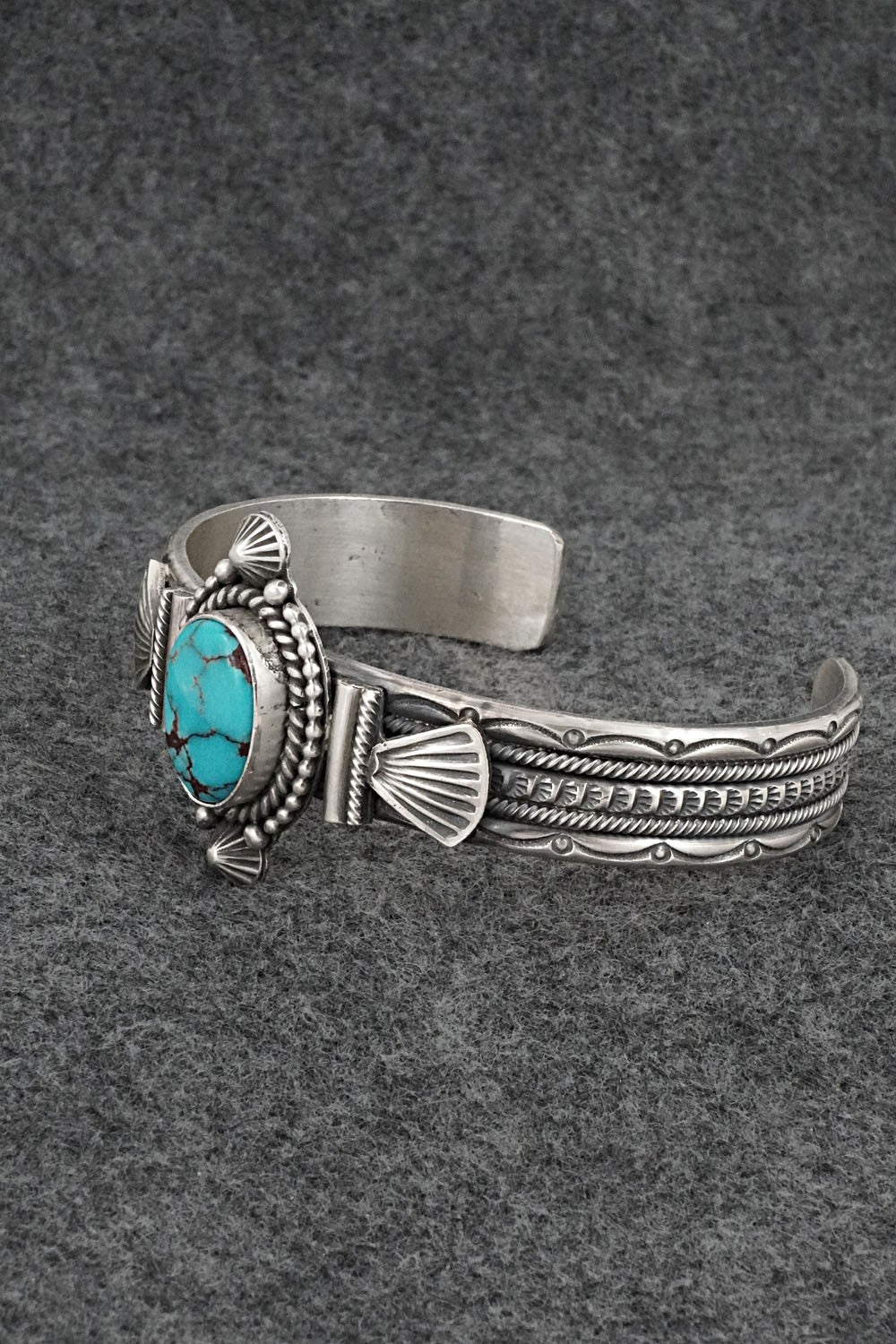 Turquoise & Sterling Silver Bracelet - Michael Calladitto