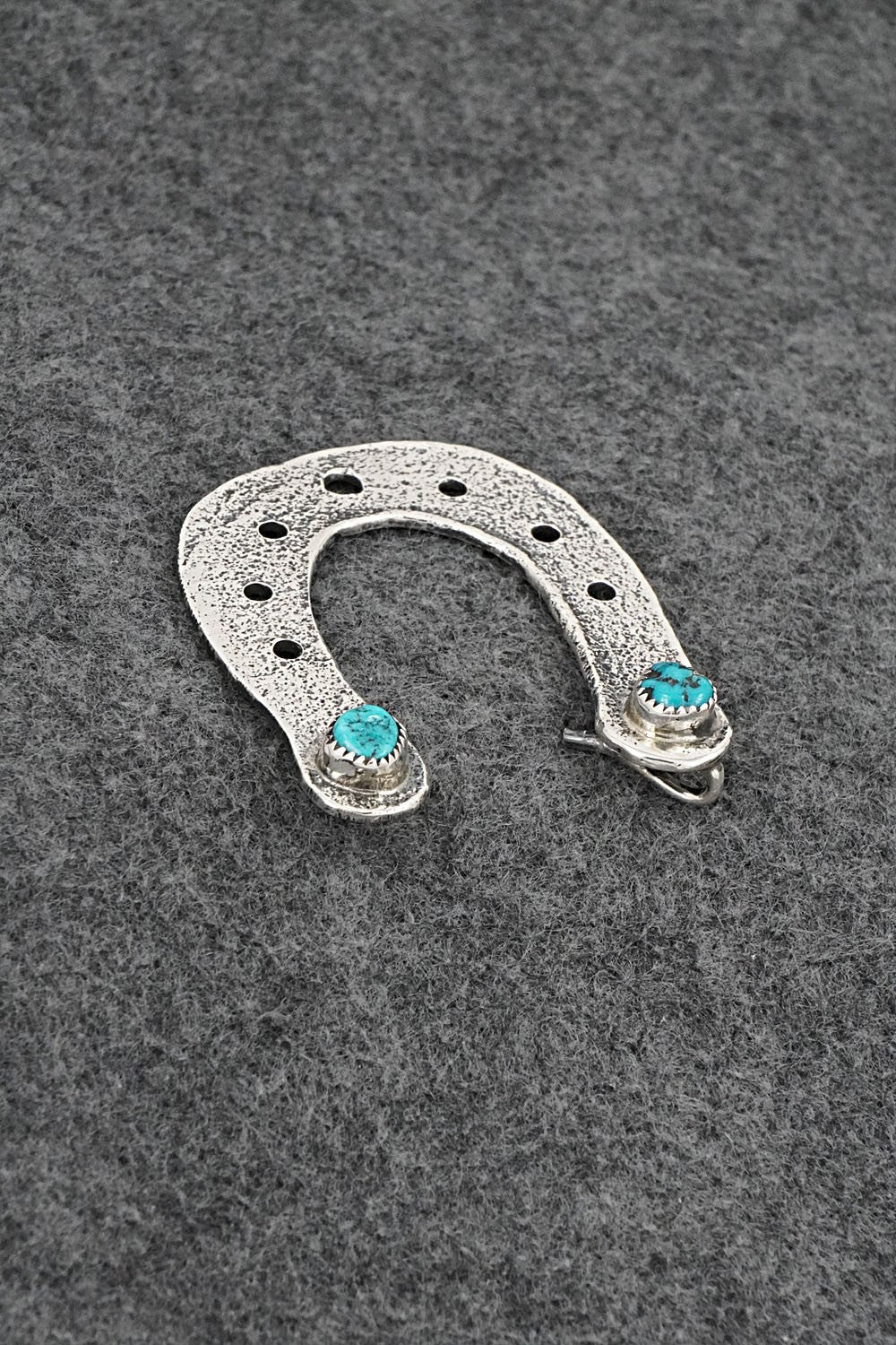 Turquoise & Sterling Silver Pendant - Darius Arviso