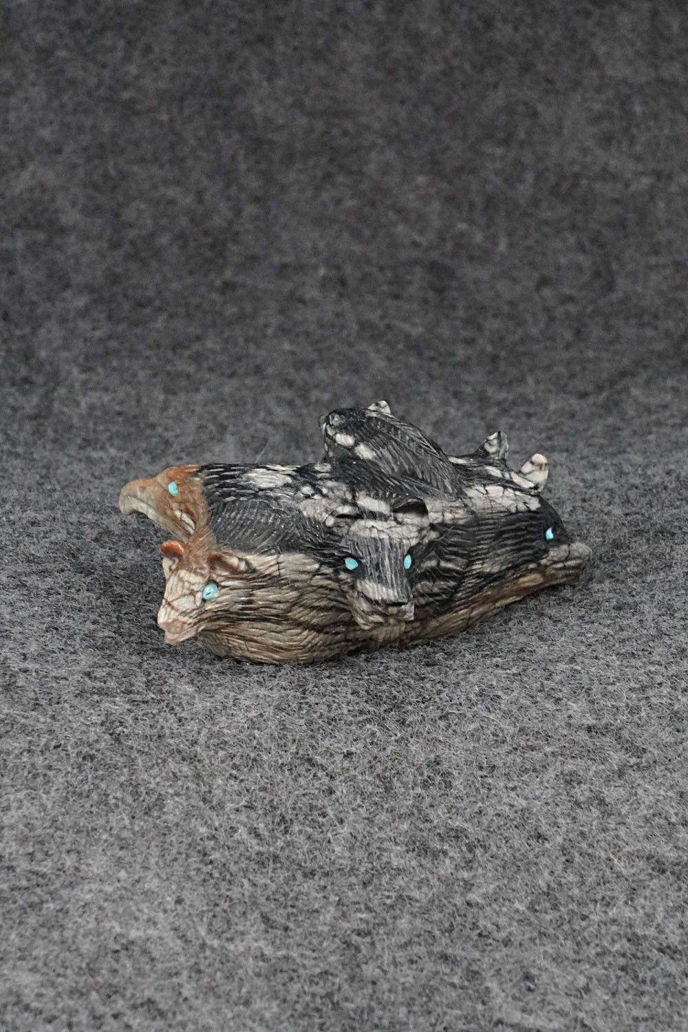 Six Directions Zuni Fetish Carving - Lance Cheama