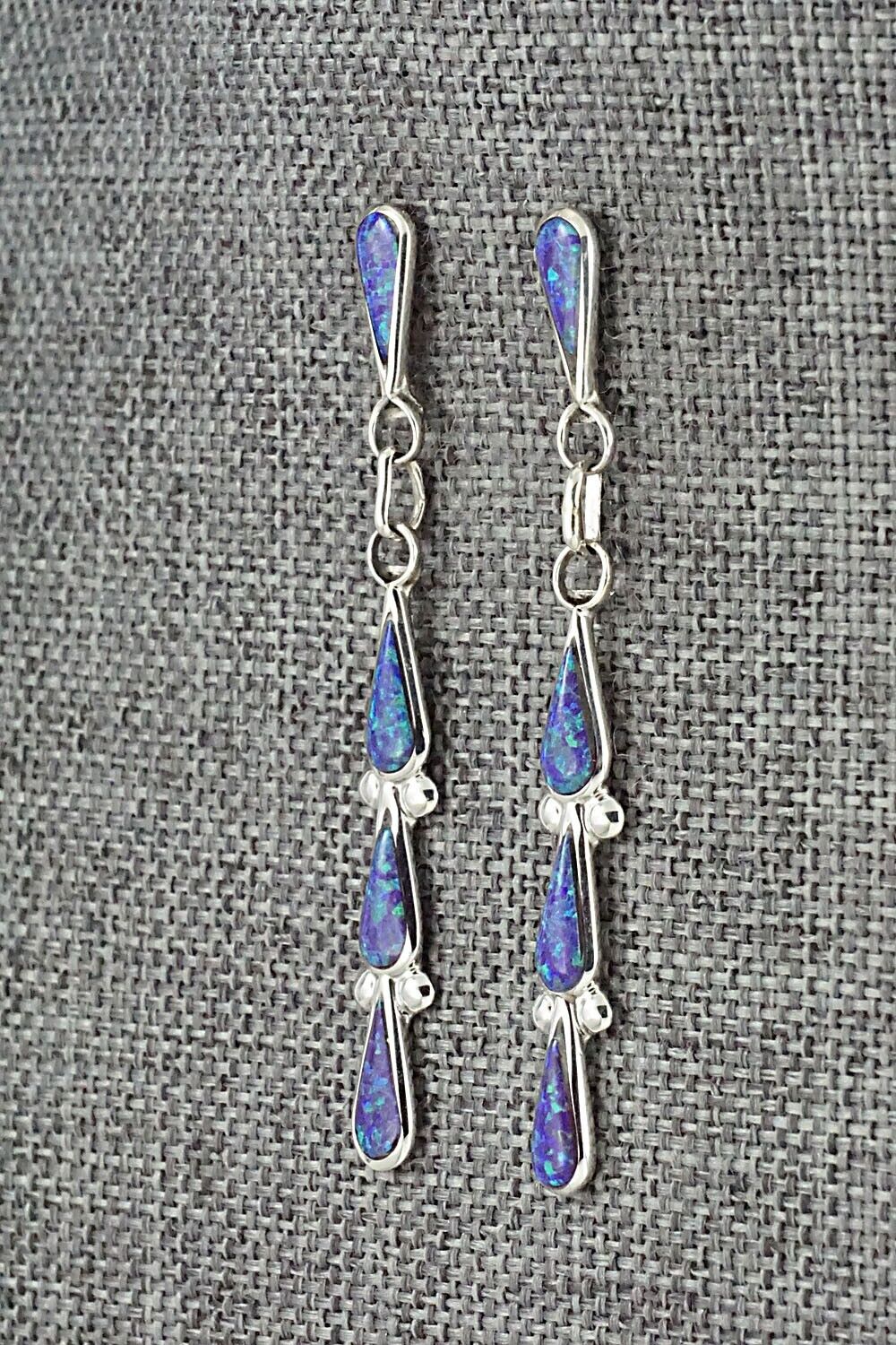 Opalite & Sterling Silver Earrings - Angela Gasper