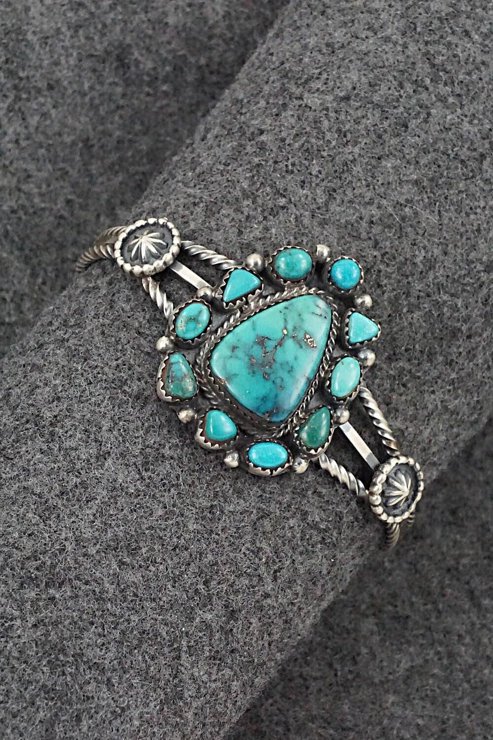 Turquoise & Sterling Silver Bracelet - Roberta Begay