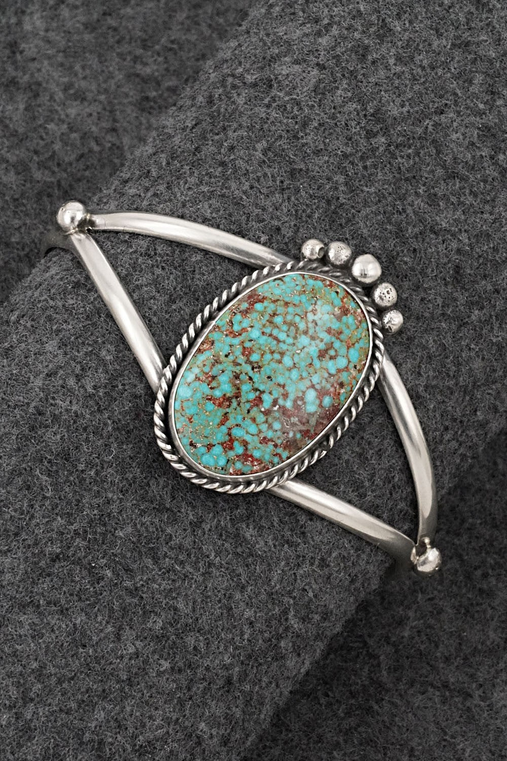 Turquoise & Sterling Silver Bracelet - Rena Begay