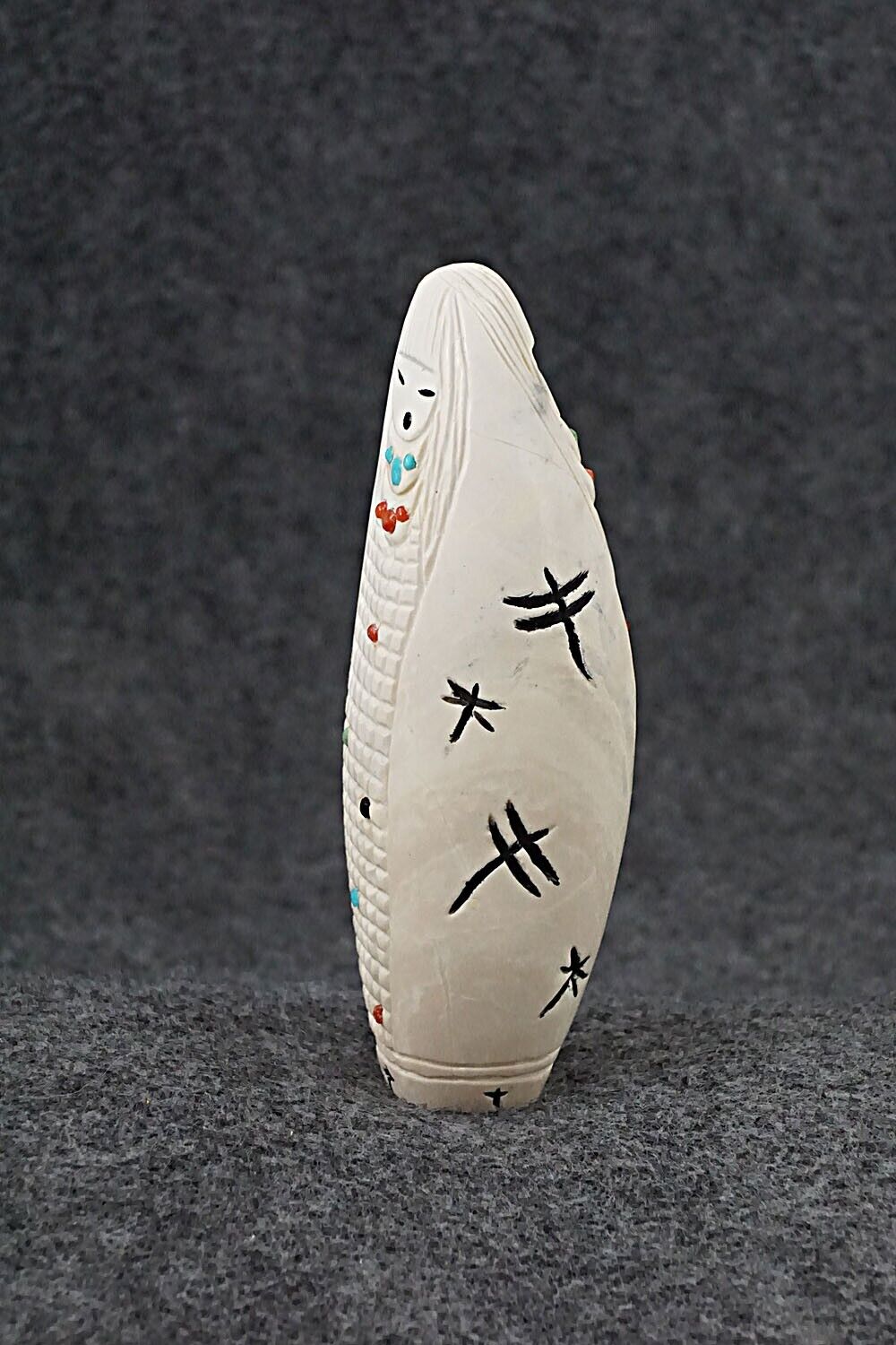 Corn Maiden Zuni Fetish Carving - Sandra Quandelacy
