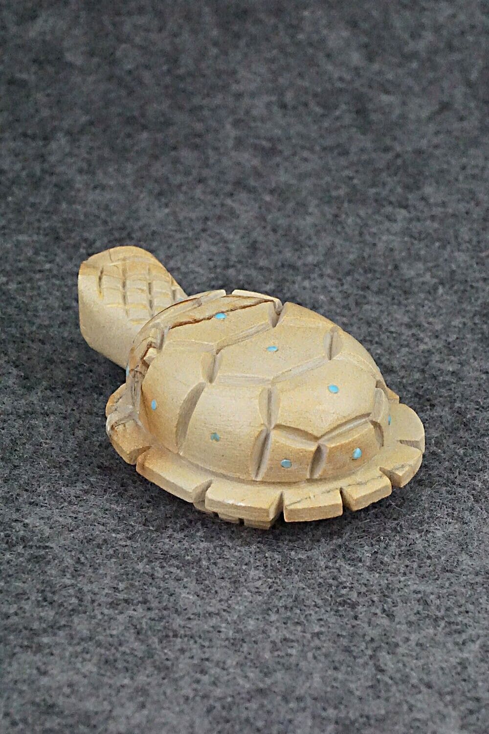 Tortoise Turtle Zuni Fetish Carving - Douglas Martza