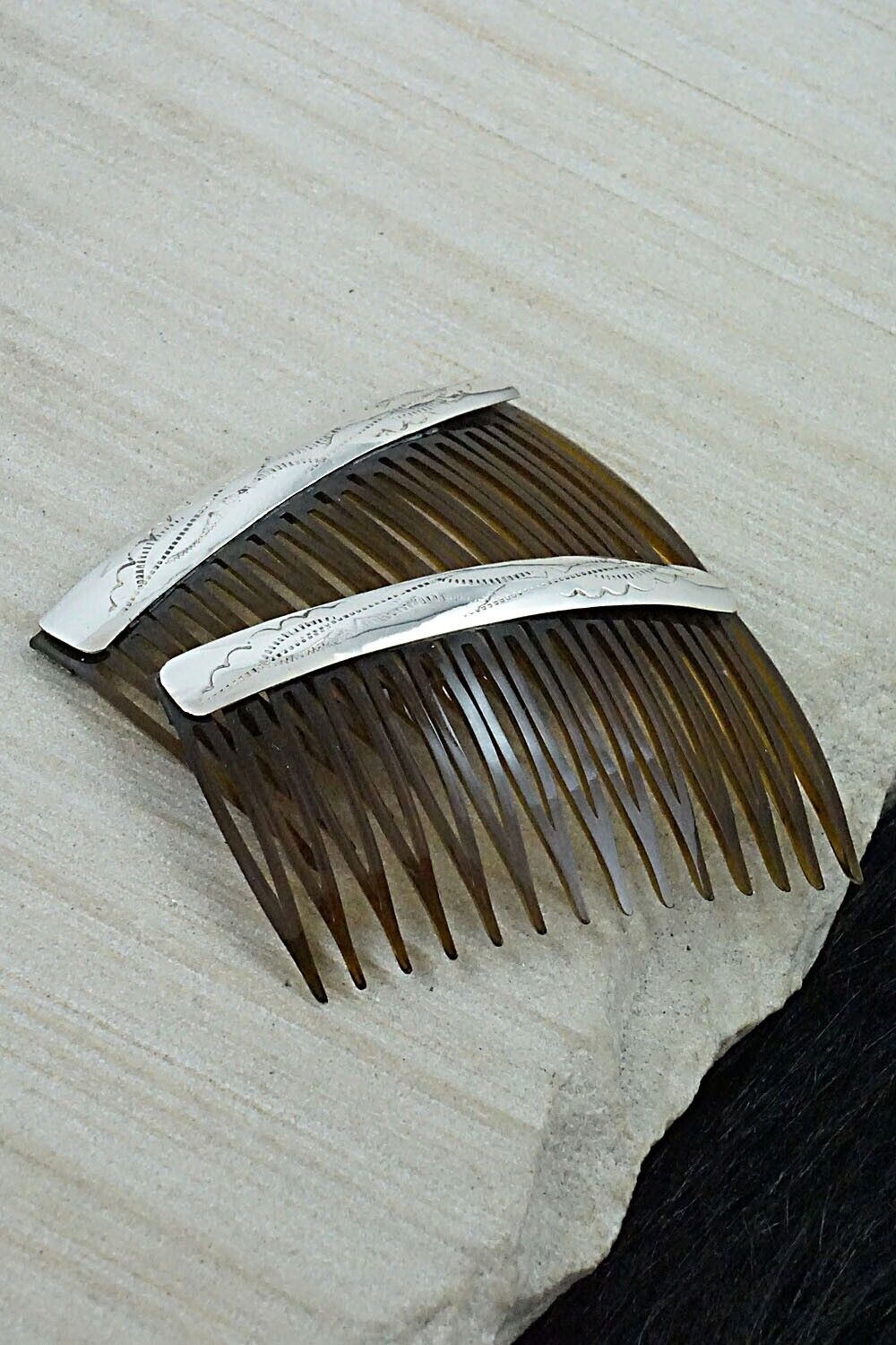 Sterling Silver Hair Combs - Randall Dalgai