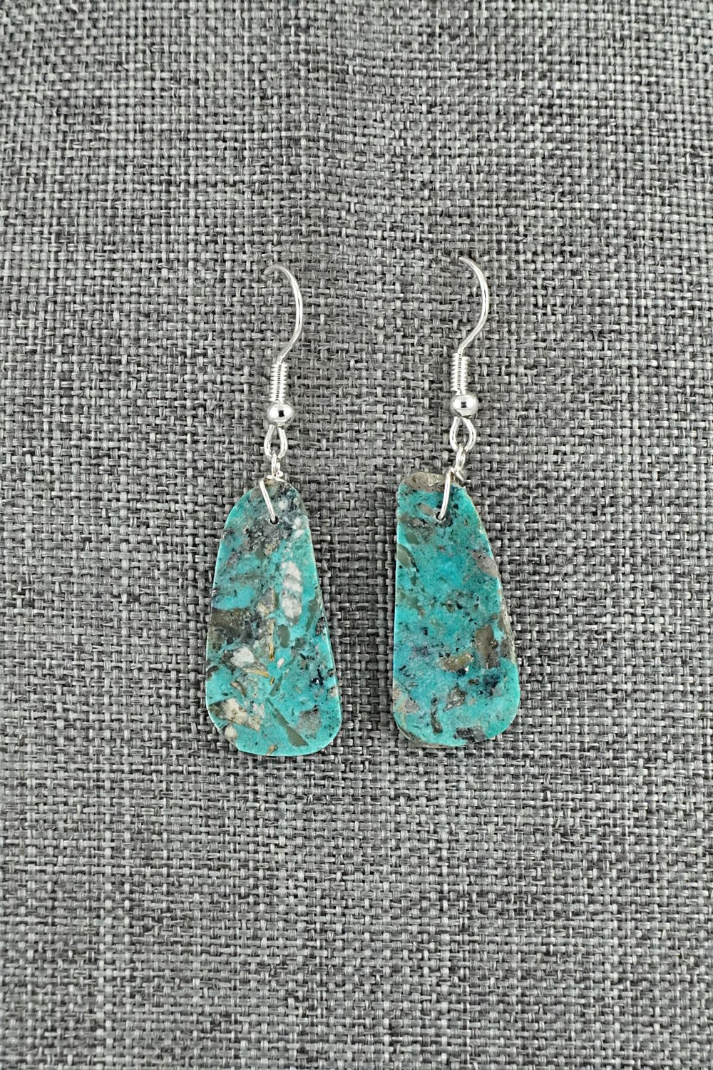 Turquoise & Sterling Silver Earrings - Tammy Nolcot