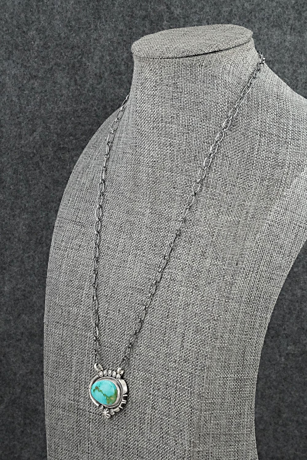 Turquoise & Sterling Silver Necklace - Daniel Benally