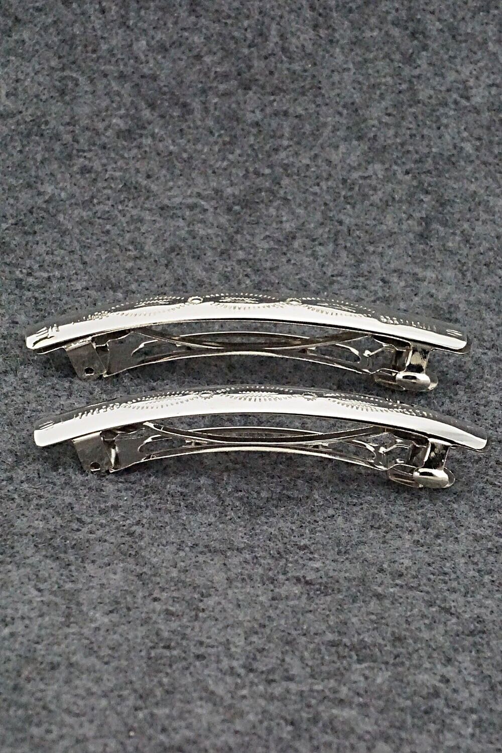 Sterling Silver Hair Barrettes - Randall Dalgai