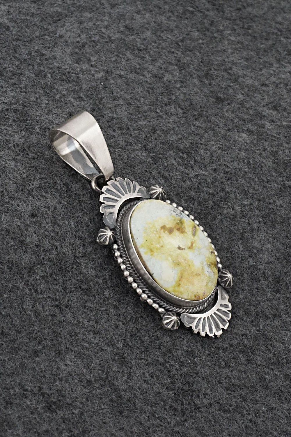 Variscite & Sterling Silver Pendant - Darrin Livingston