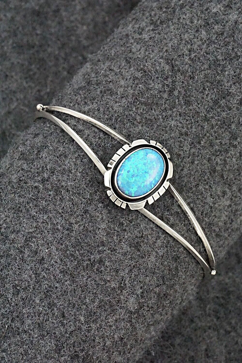 Opalite & Sterling Silver Bracelet - Annie Spencer