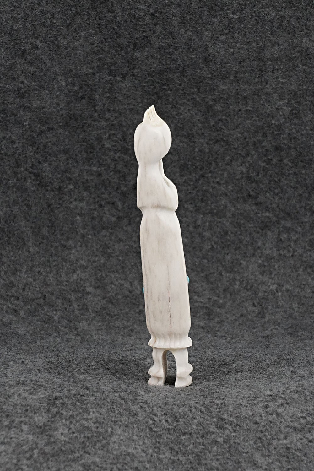 Flute Player Zuni Fetish Carving - Ethan Lowsayate