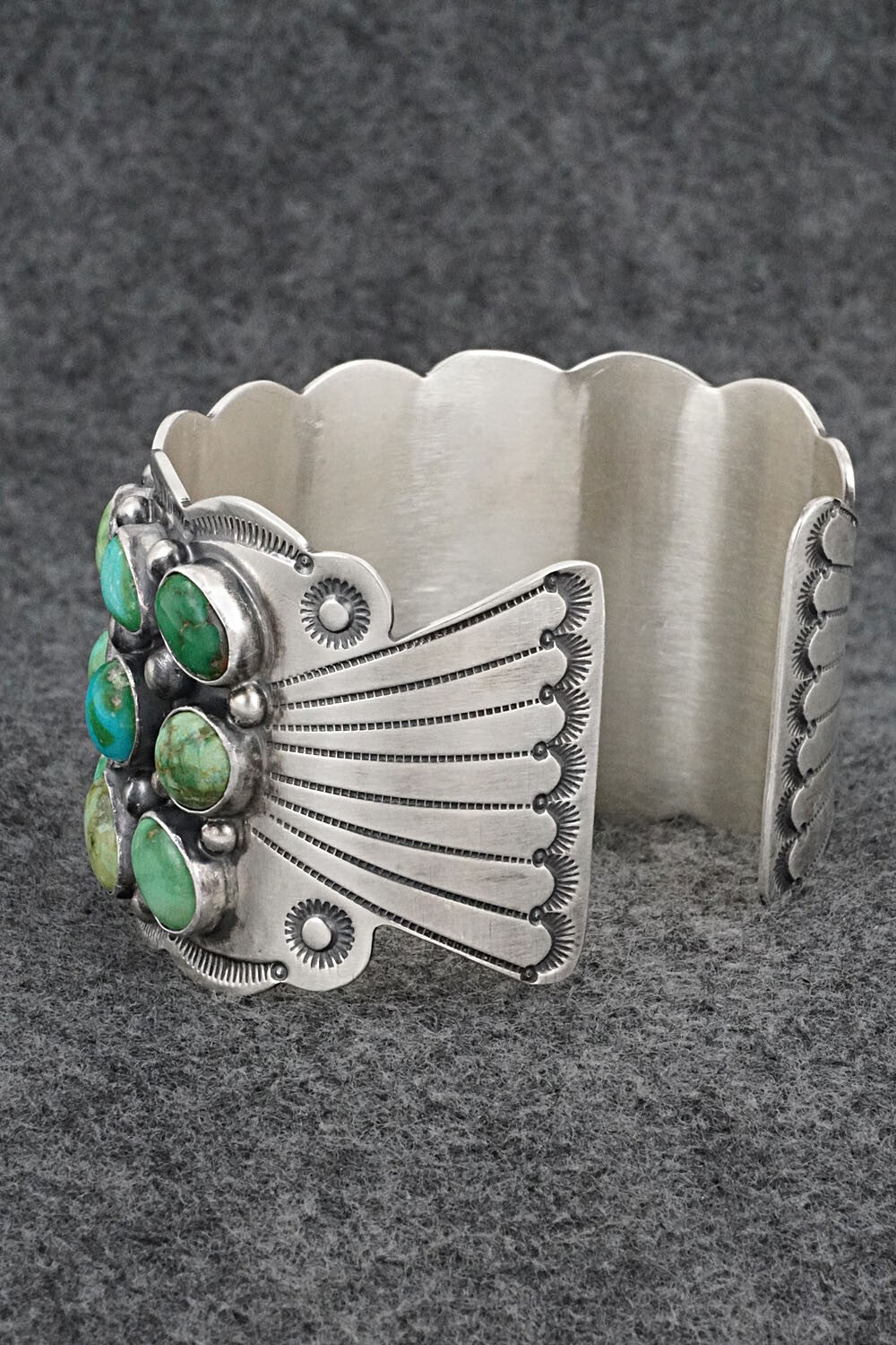 Turquoise & Sterling Silver Bracelet - Tom Lewis