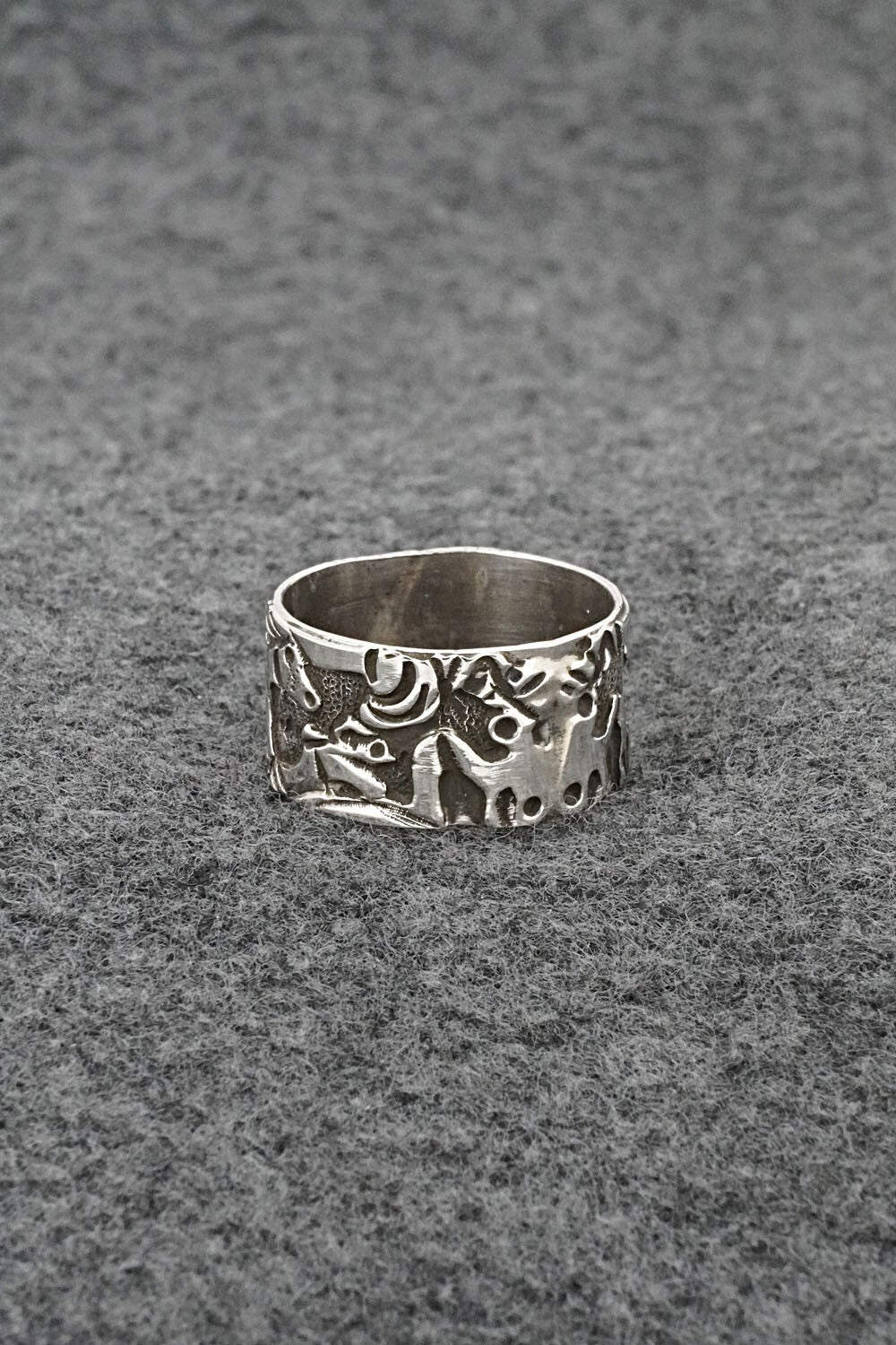 Sterling Silver Ring - Lloyd Becenti - Size 7.5