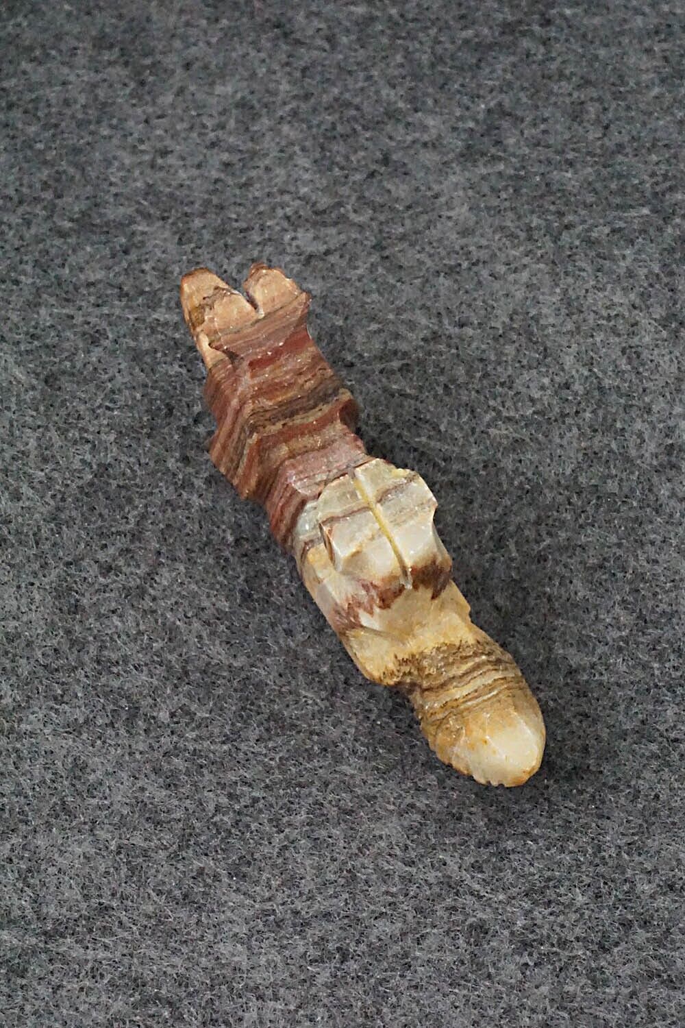 Wolf Zuni Fetish Carving - Tony Mackel