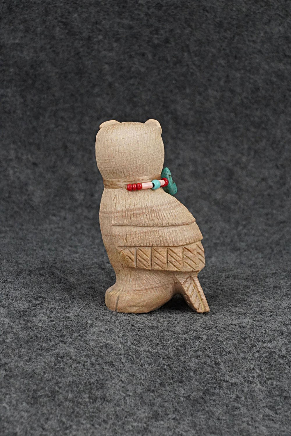 Owl Zuni Fetish Carving - Douglas Martza