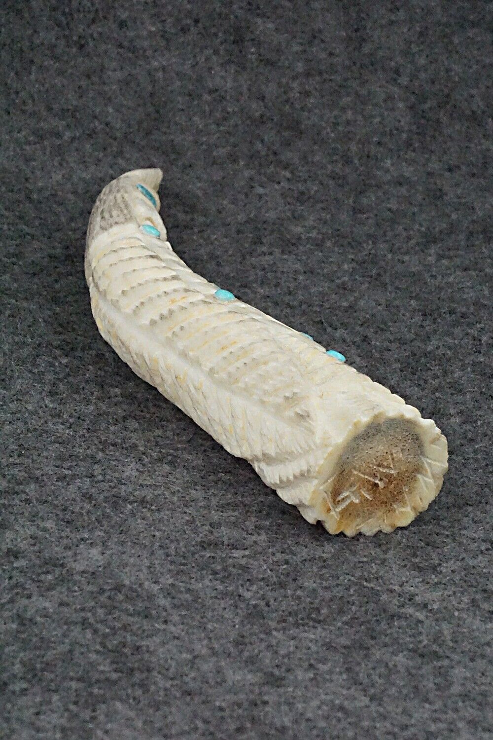 Corn Maiden Zuni Fetish Carving - Garrick Weeka