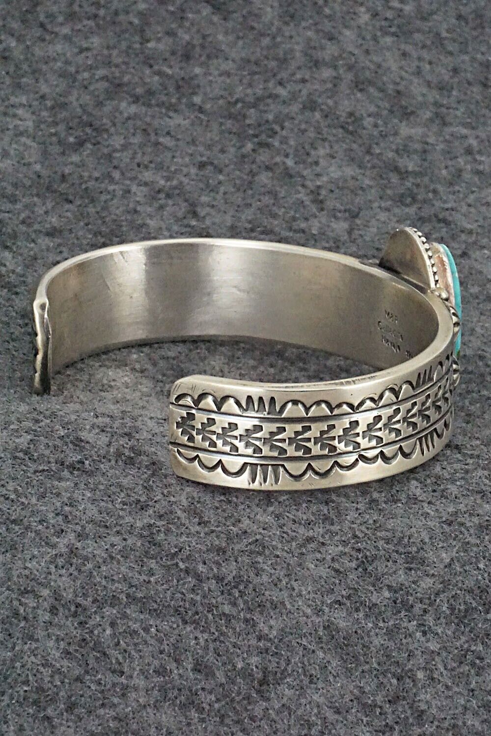 Turquoise & Sterling Silver Bracelet - Michael Calladitto