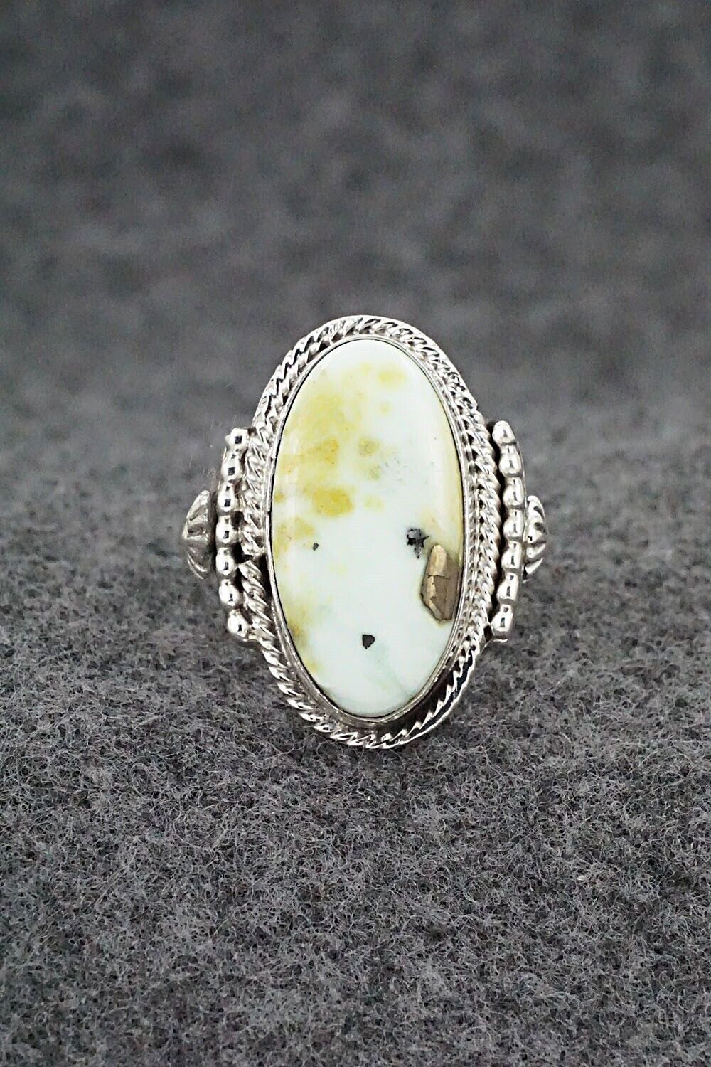 Variscite & Sterling Silver Ring - Andrew Vandever - Size 8.5