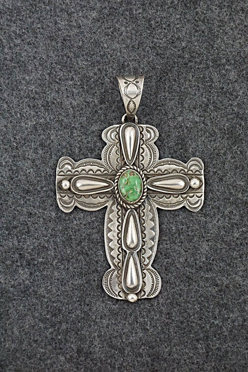 Turquoise & Sterling Silver Pendant - Alex Sanchez