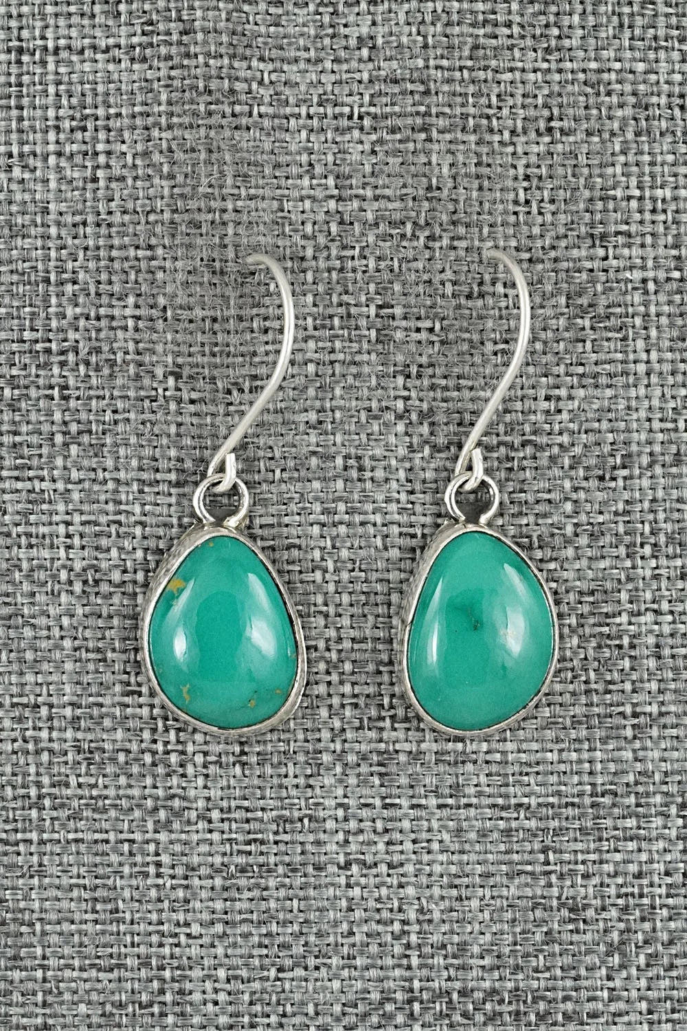 Turquoise & Sterling Silver Earrings - Rosemary Saunders