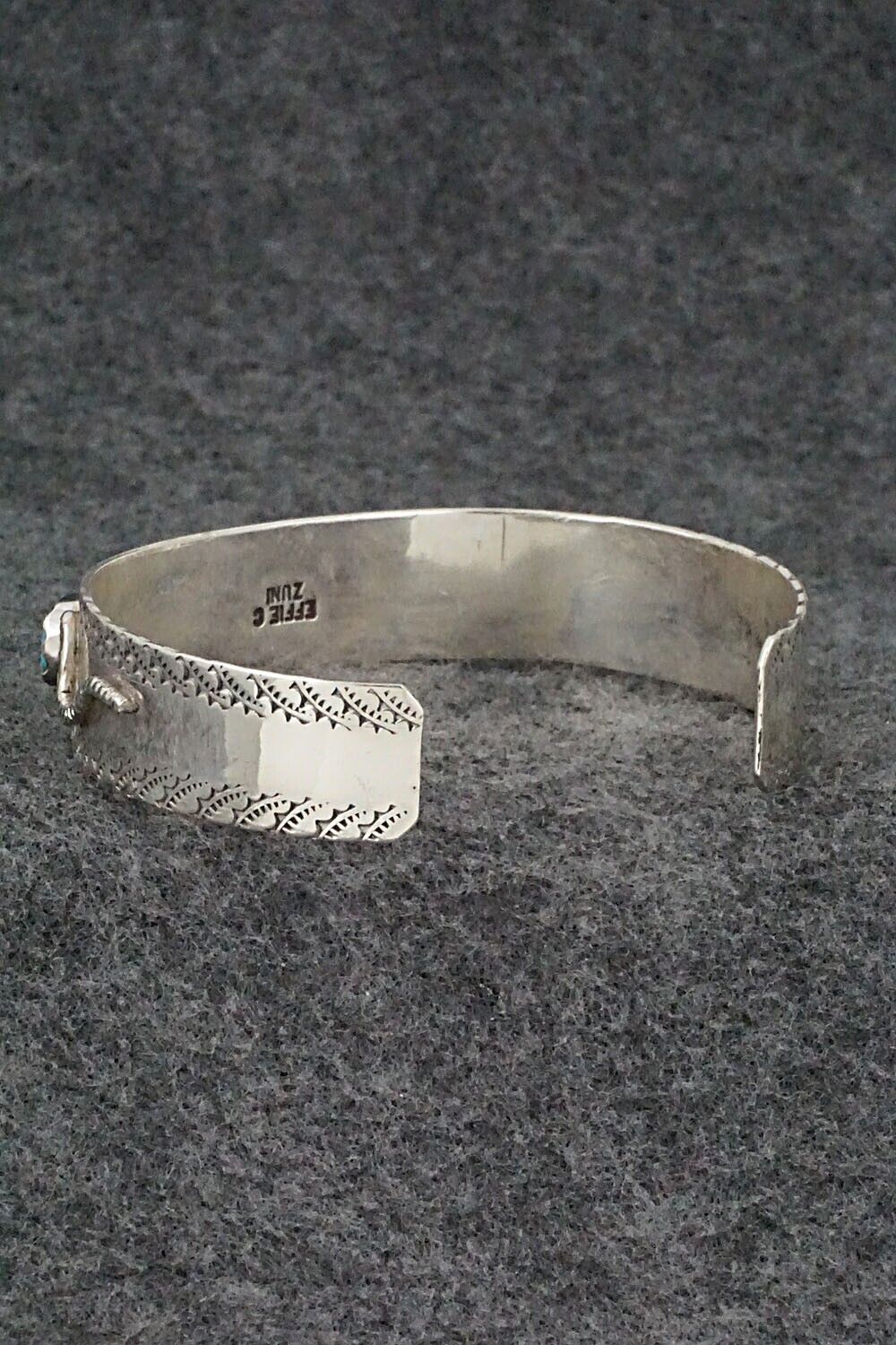 Turquoise & Sterling Silver Bracelet - Joy Calavaza
