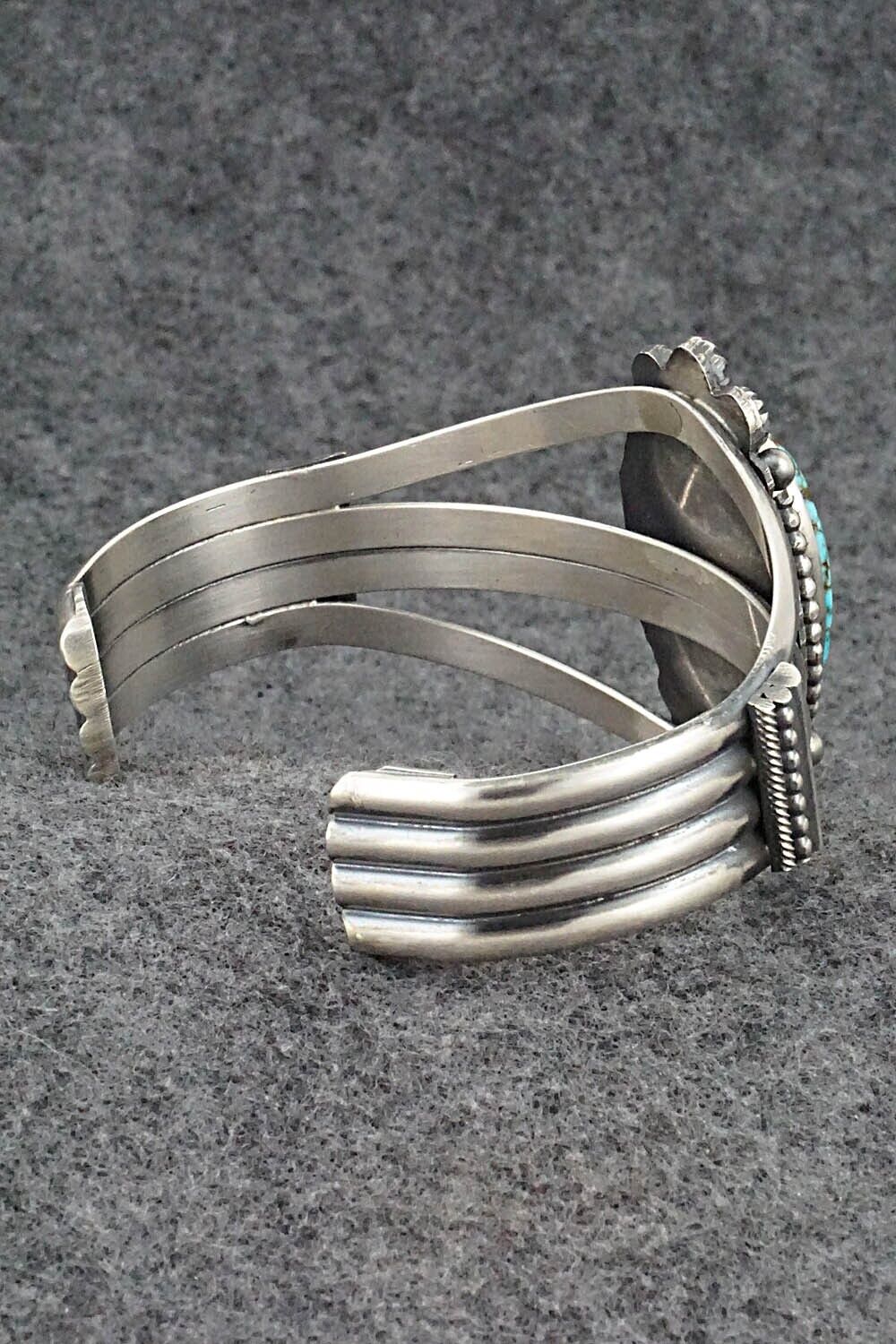 Turquoise & Sterling Silver Bracelet - Michael Calladitto