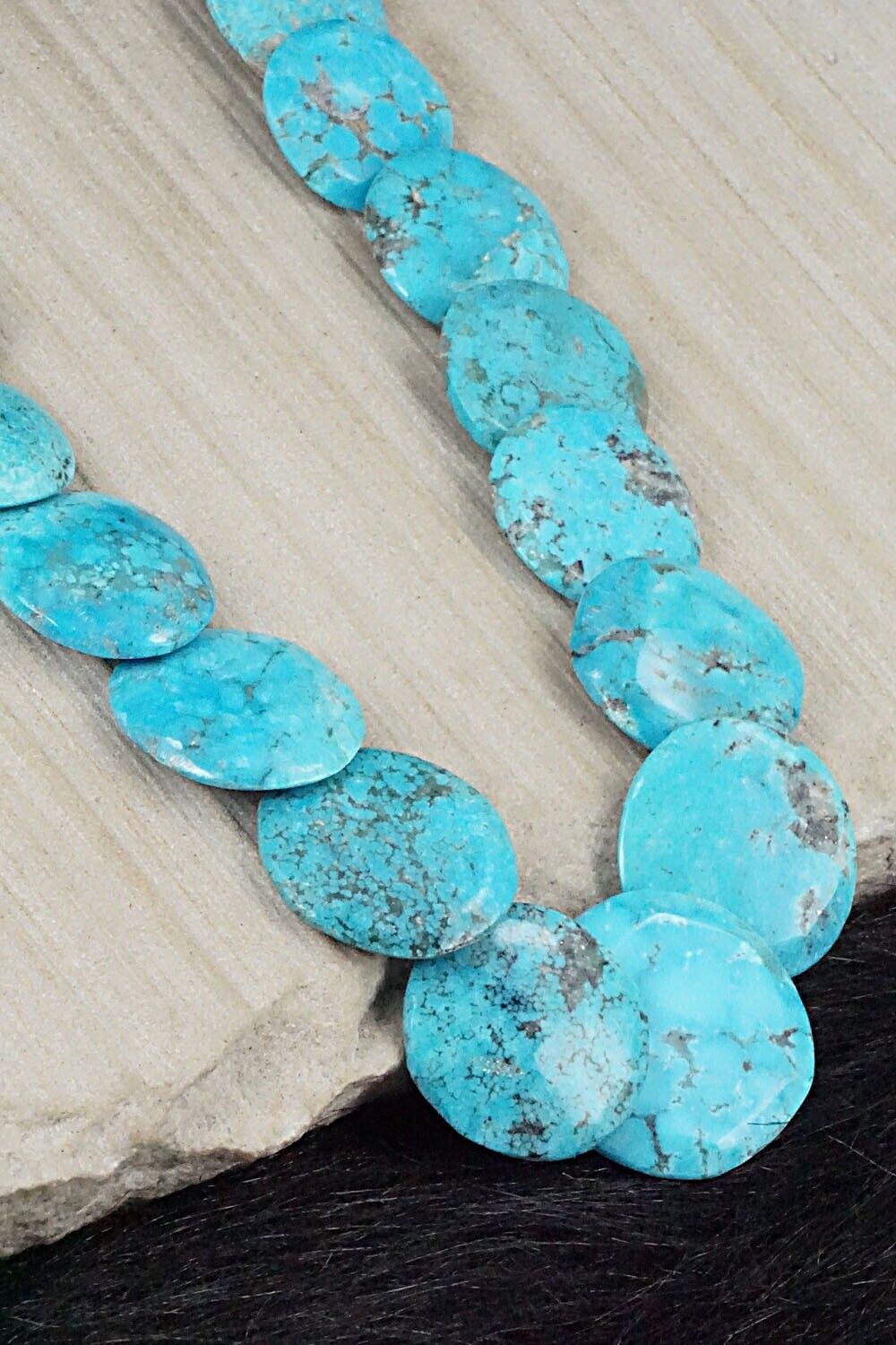 Turquoise & Sterling Silver Necklace - Joann Garcia