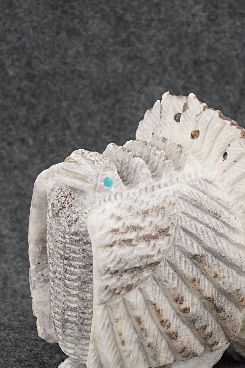 Turkey Zuni Fetish Carving - Garrick Weeka