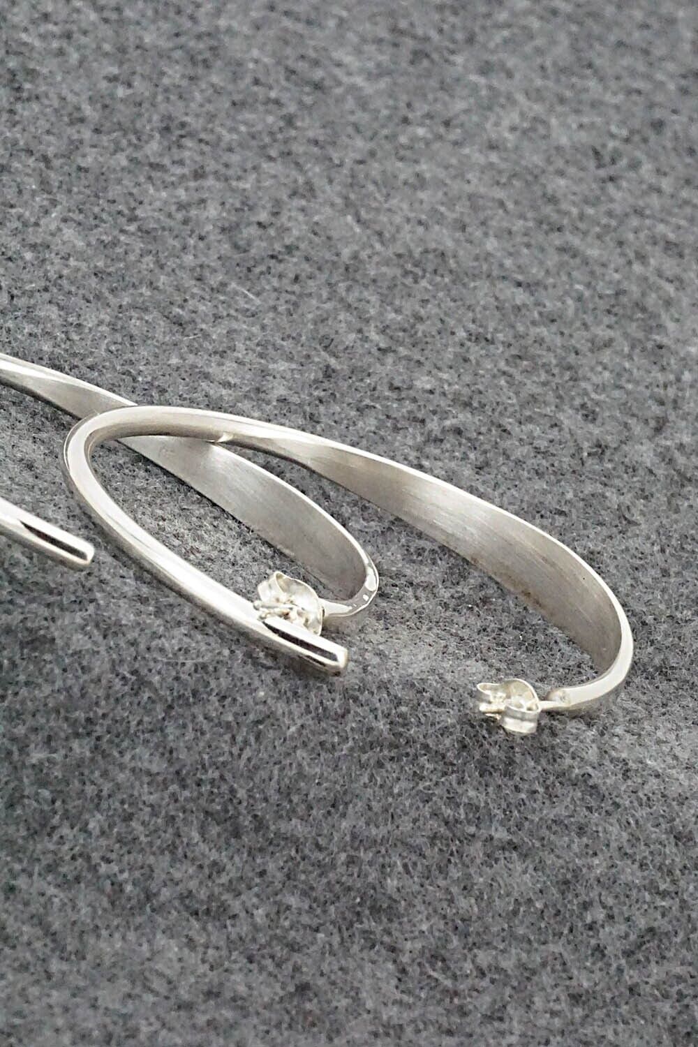 Sterling Silver Hoop Earrings - Ben Tahe