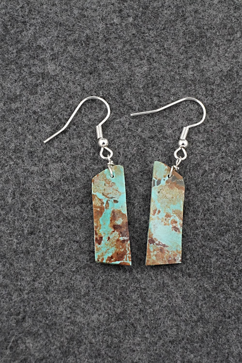 Turquoise & Sterling Silver Earrings - Tammy Nolcot