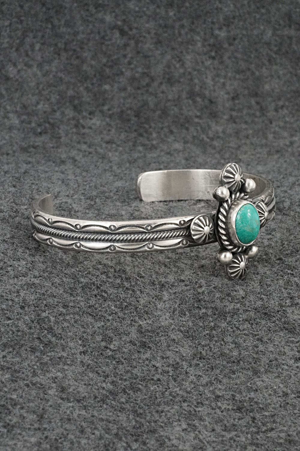 Turquoise & Sterling Silver Bracelet - Michael Calladitto