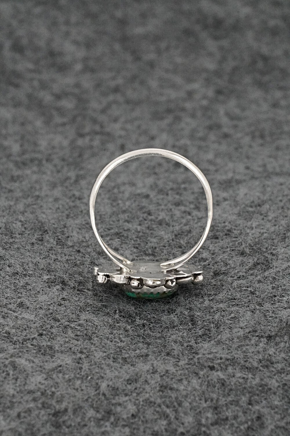 Turquoise & Sterling Silver Ring - Frieda Martinez - Size 6.5
