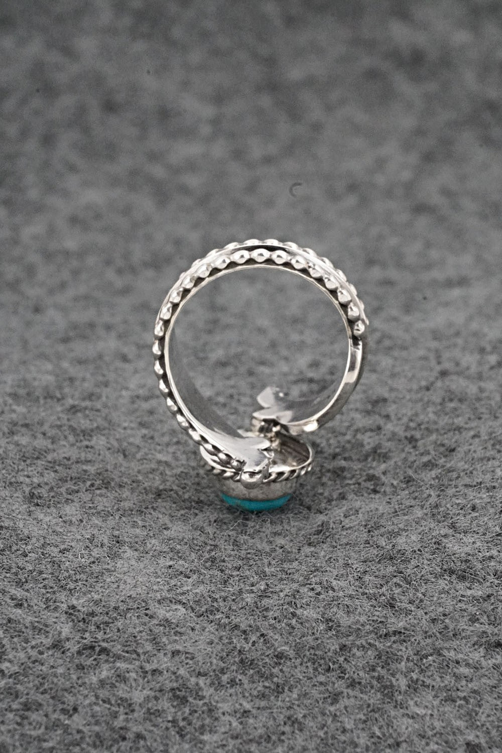 Turquoise & Sterling Silver Ring - Thomas Yazzie - Size 6