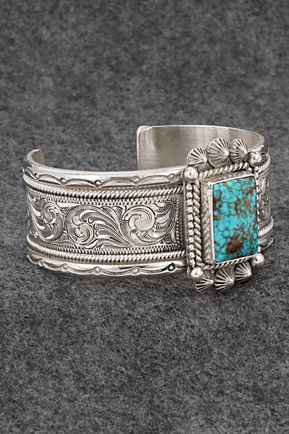 Turquoise & Sterling Silver Bracelet - Michael Calladitto