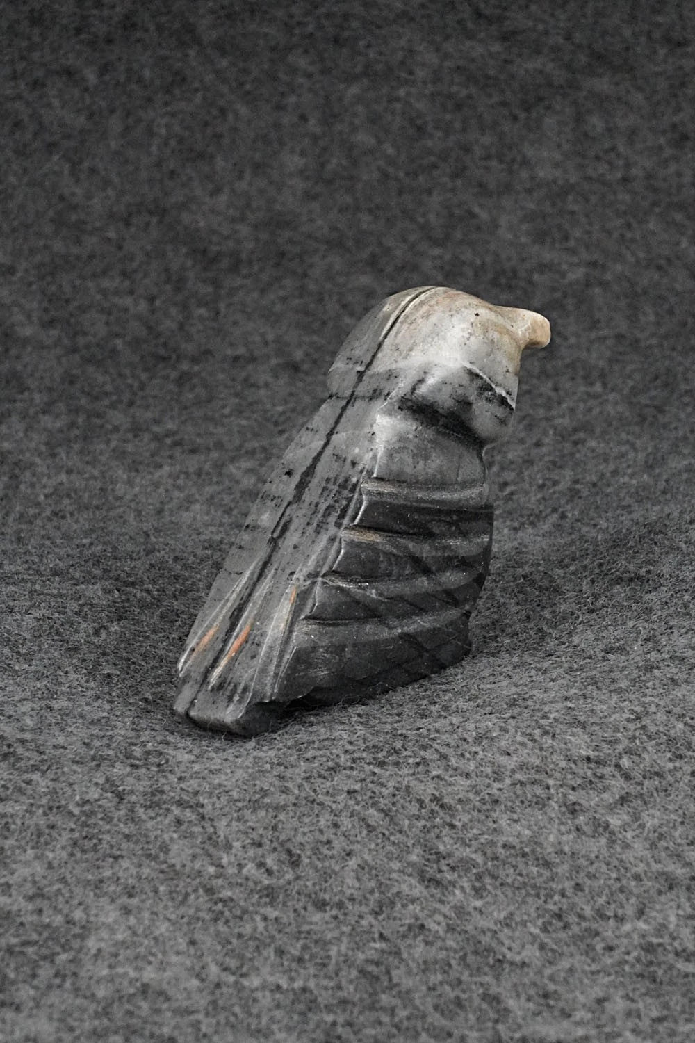 Owl Zuni Fetish Carving - Clay Panteah