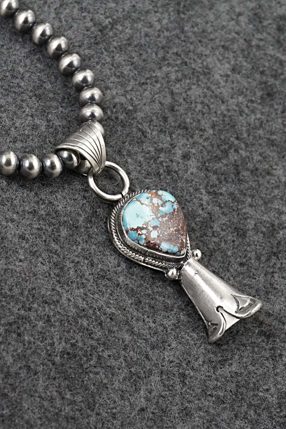 Turquoise & Sterling Silver Necklace - Sharon McCarthy