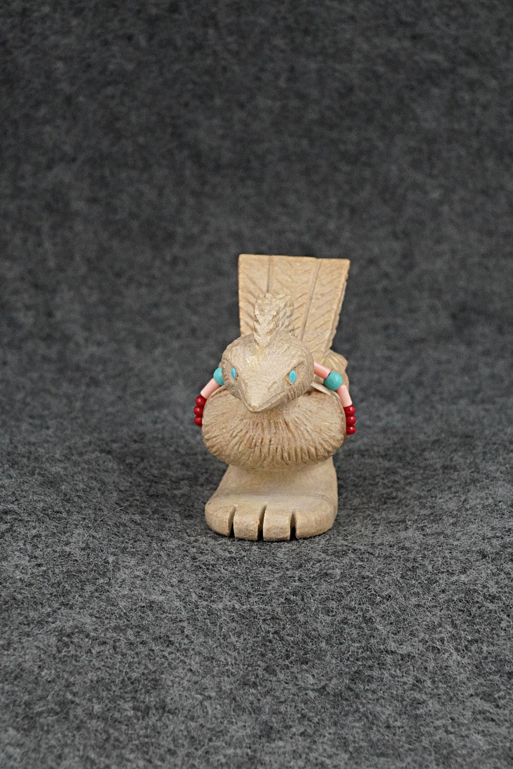 Roadrunner Zuni Fetish Carving - Douglas Martza