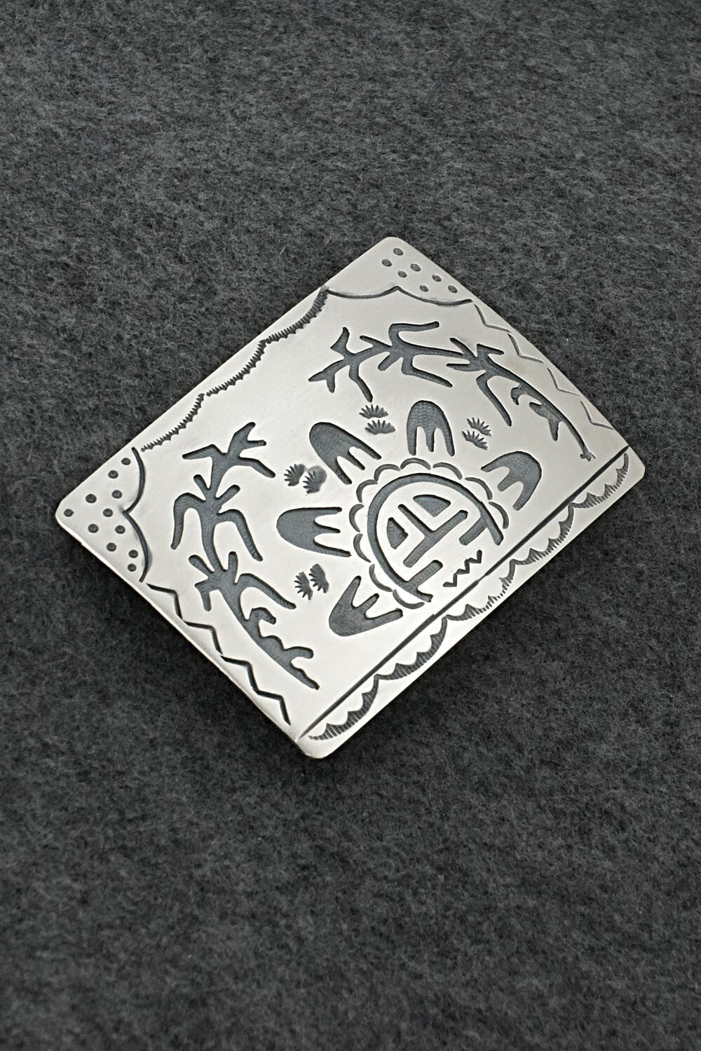 Sterling Silver Belt Buckle - Ralph Bia Jr.
