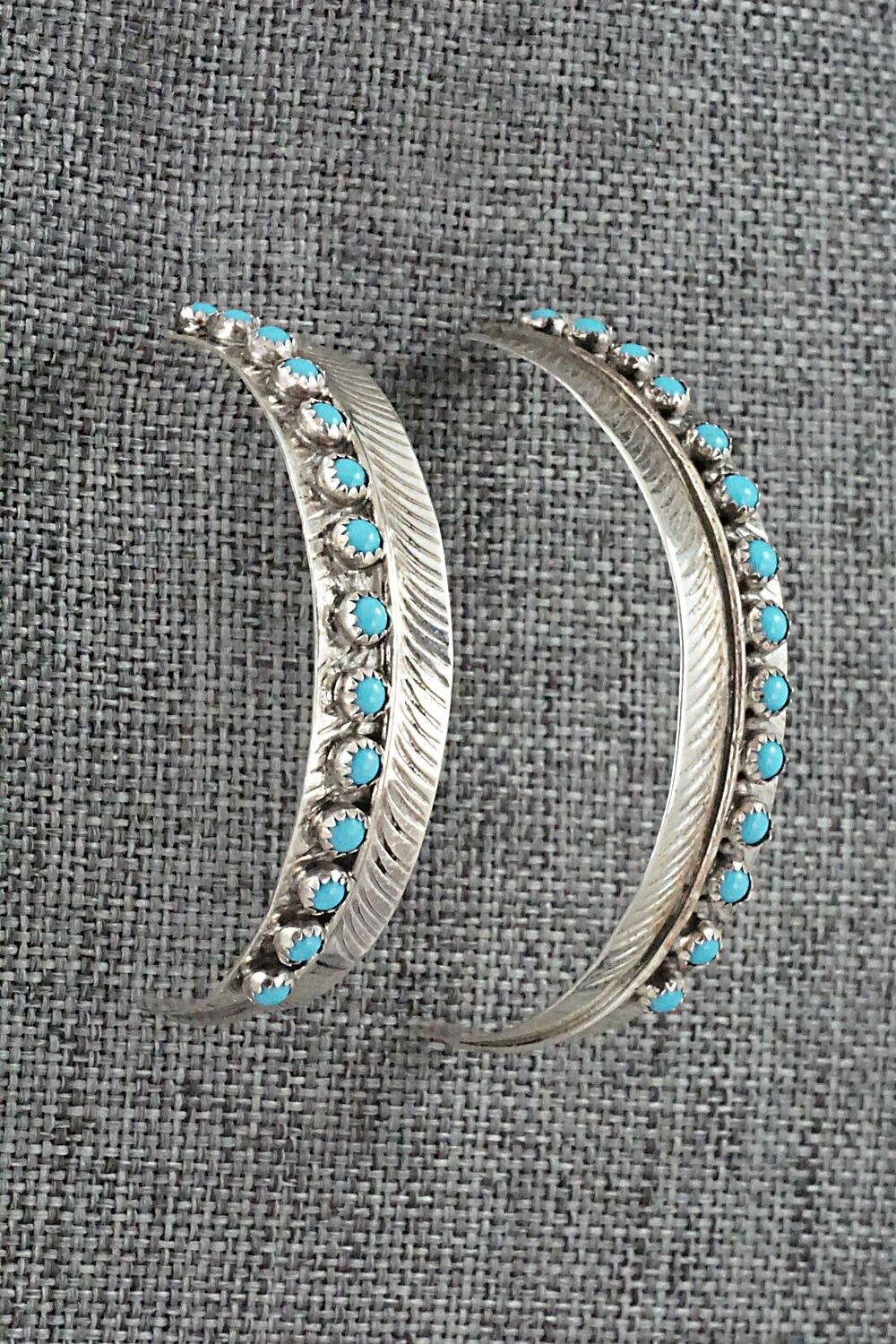 Turquoise & Sterling Silver Earrings - Aaron Davis