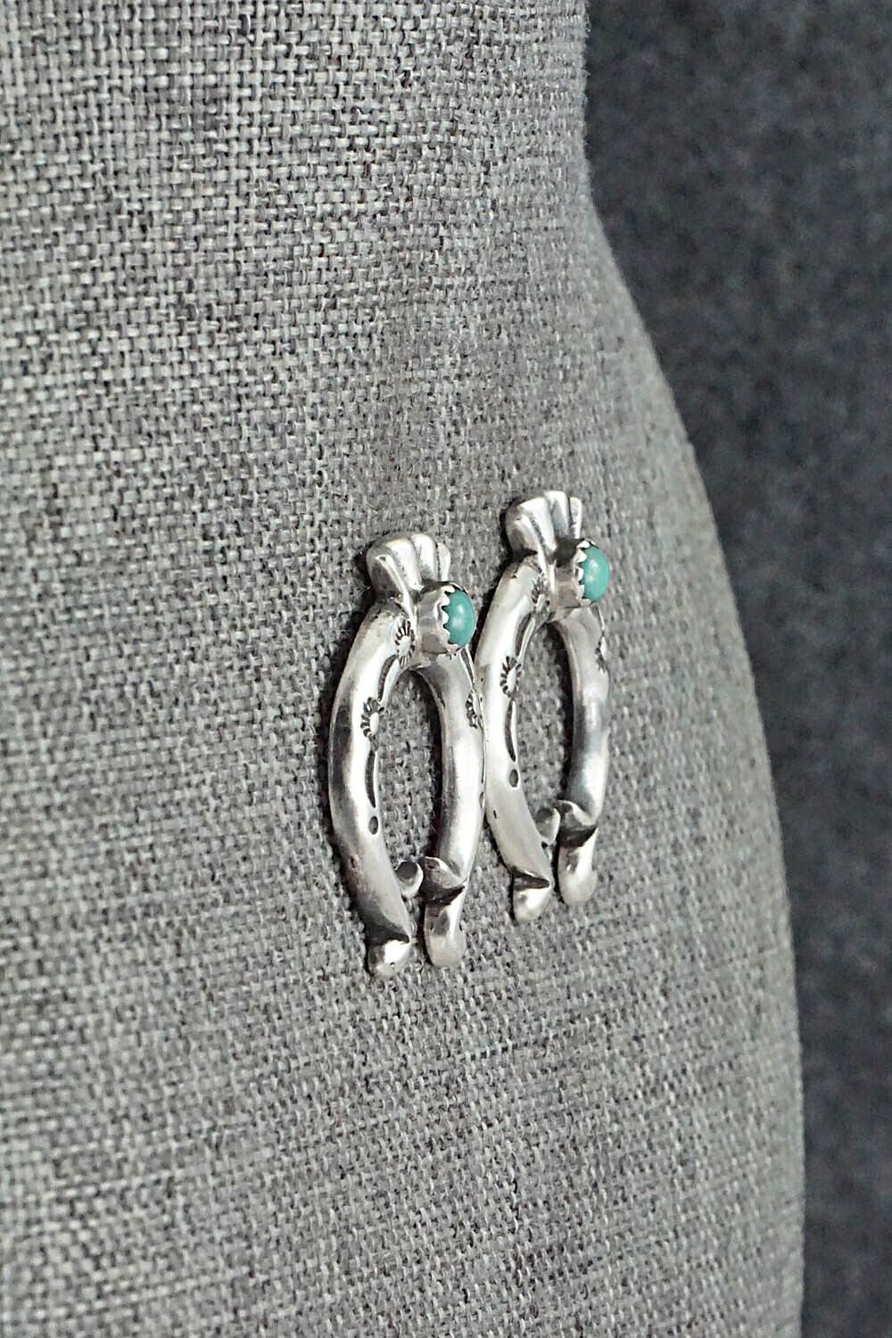 Turquoise & Sterling Silver Earrings - Paige Gordon