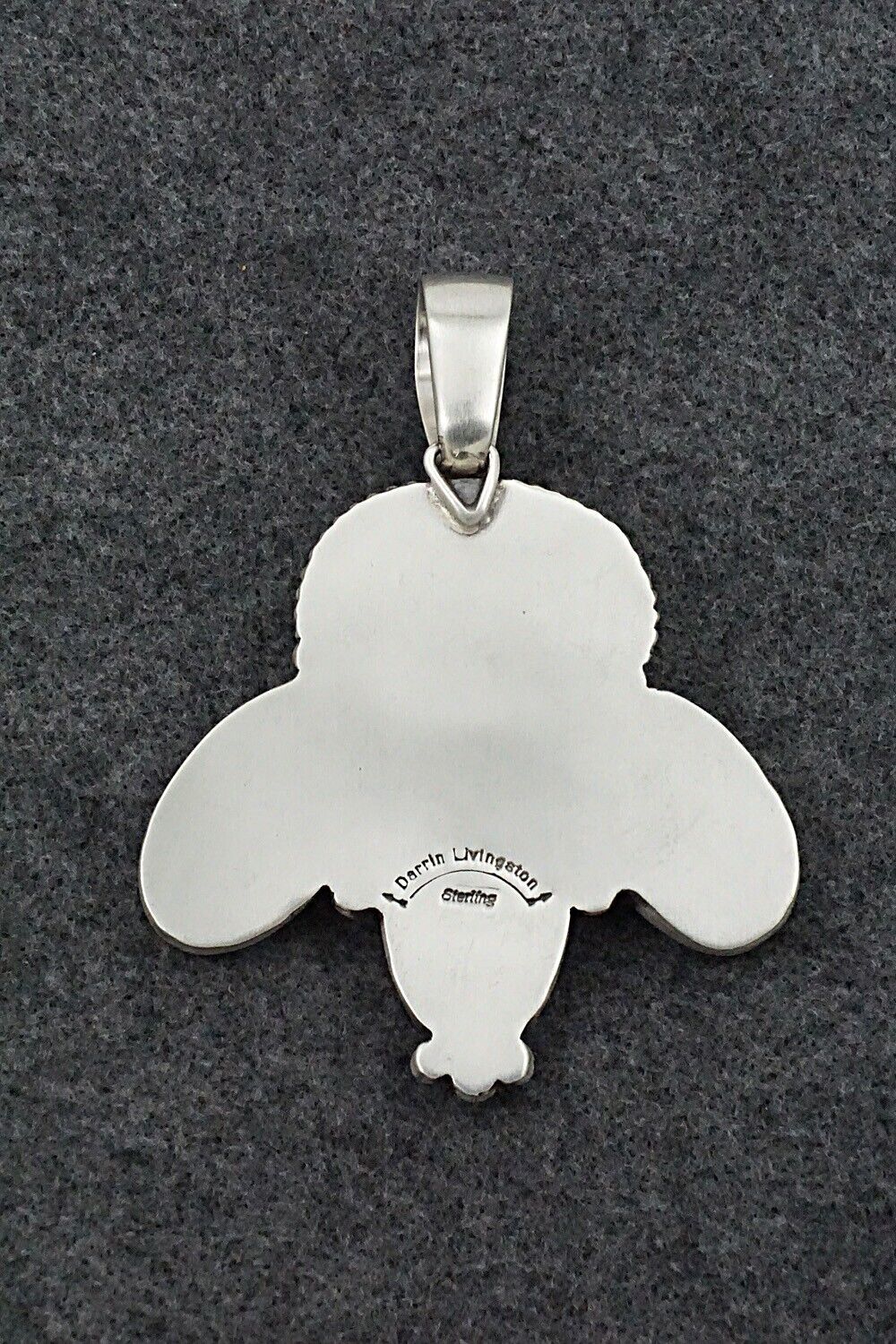 Turquoise & Sterling Silver Pendant - Darrin Livingston